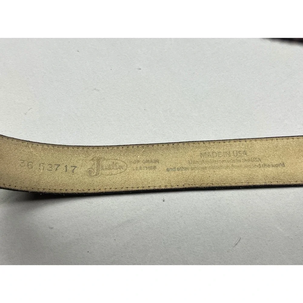 Justin leather belt